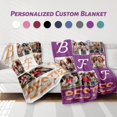 thumbnail image 4 of Custom Blanket with Picture/Photo - Personalized Flannel Throw Blanket for Women Men - Customized Blanket for Christmas Valentines Gifts Mom Dad Family Birthday Gifts (Only 1 Photo) Blankets, 4 of 5