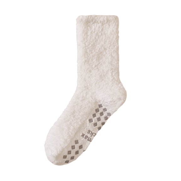 Fuzzy Socks for Women & Men with Grips, Non Slip Warm Slipper Sock, Thick Sleeping Hospital Sock, Indoor Home Gifts