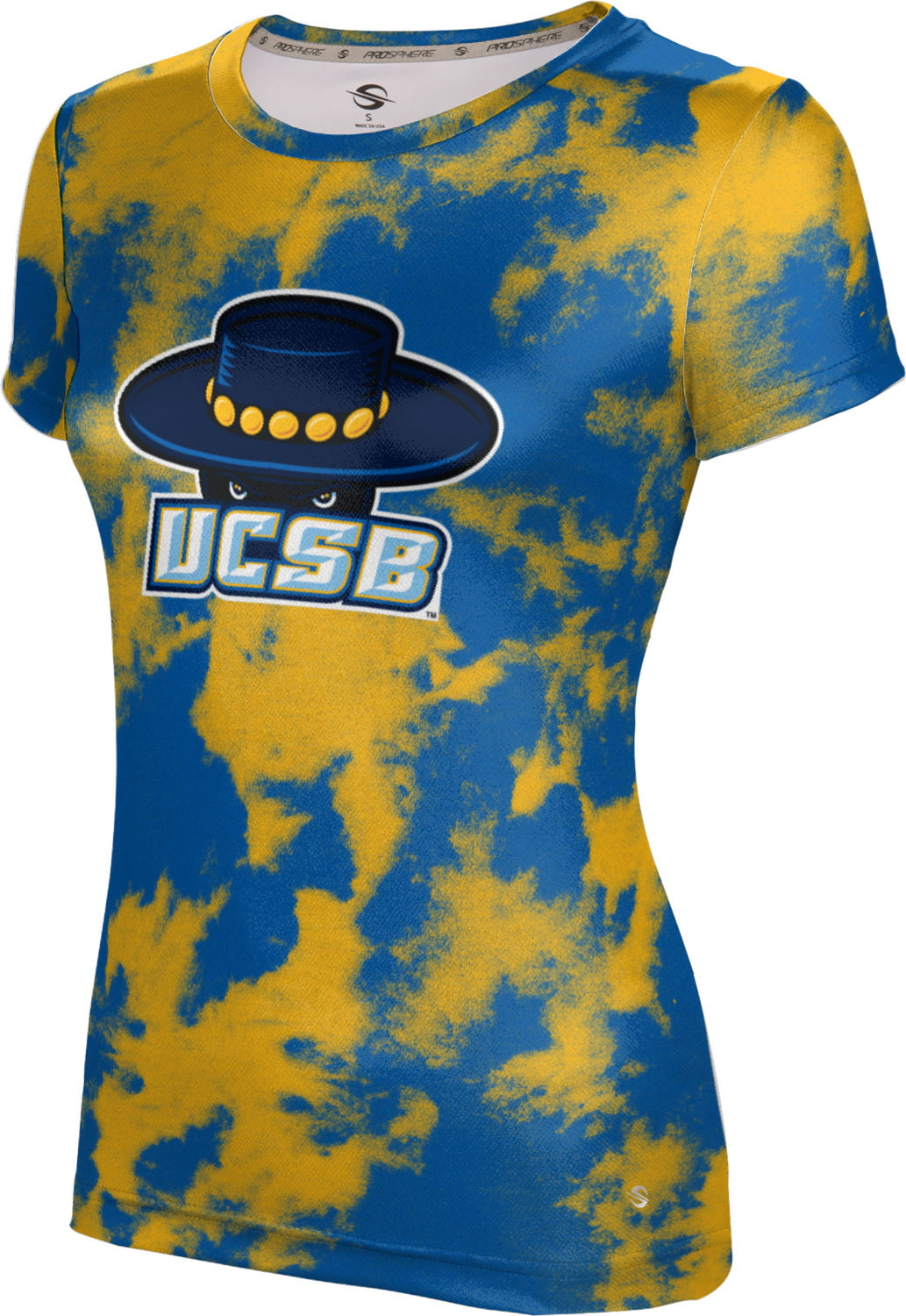 Distressed ProSphere University of California Santa Barbara Girls Performance T-Shirt 