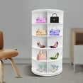 thumbnail image 4 of Rotating Shoe Rack 5 -Tiers Storage Shelves 360 Degree Rotating Shoe Tower Rack, 4 of 13