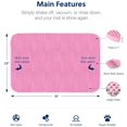 thumbnail image 3 of IGUOHAO Cat Litter Mat, Kitty Litter Trapping Mat, Honeycomb Double Layer Mats, No Phthalate, Urine Waterproof, Easy Clean, Scatter Control, Catcher Litter Tray Box Rug Carpet, 3 of 7