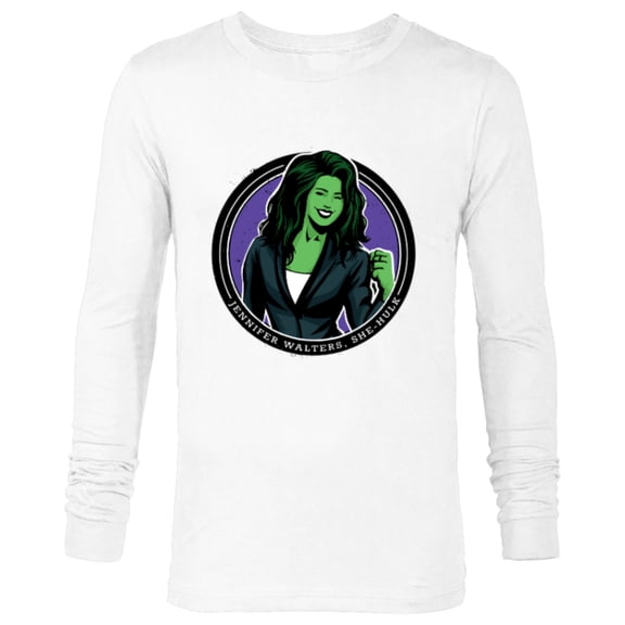 Marvel Studios She-Hulk Jennifer Walters - Long Sleeve T-Shirt for Men - Customized-White