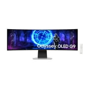 Samsung 49 Odyssey OLED G9 Dual QHD 240Hz 0.03ms G-Sync Compatible Curved Gaming Monitor with Glare Free and Smart Features - LS49DG956SNXGO