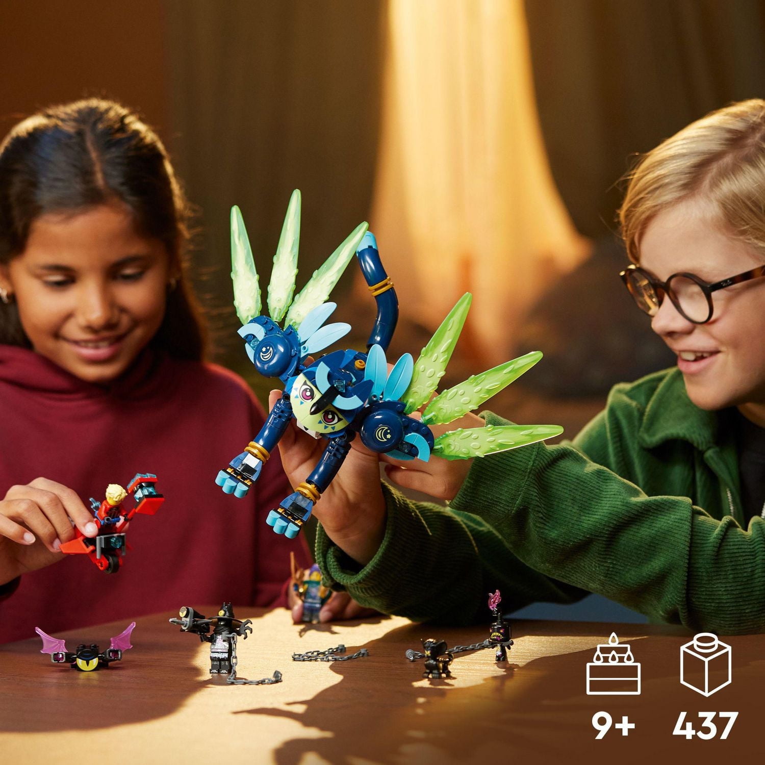 LEGO DREAMZzz Zoey et Zian le chat-chouette 71476 Ensemble de construction (437 pièces)