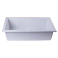 thumbnail image 4 of Pemberly Row White 30" Undermount Single Bowl Granite Composite Kitchen Sink, 4 of 9
