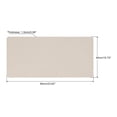 thumbnail image 2 of Unique Bargains Desk Mat Protector Non-Slip Mouse Pad for Office Home Apricot 40x60, 2 of 6