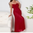 thumbnail image 4 of Hvyesh Women's Spaghetti Strap Nightgown Wedding Mesh Cocktail Evening Sleep Dress Slim Fit Dressy Theme Party Gowns, 4 of 6
