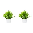 thumbnail image 1 of Moyic ABS Amplia aplicación Plantas artificiales Aspecto realista para el hogar y el jardín Adornos en maceta Hoja de fresa hoja de fresa 2Conjunto, 1 of 6