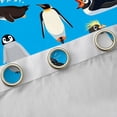 thumbnail image 4 of Homewish Kawaii Penguin Kids Black Out Curtains, Cute Cartoon Animal Curtains Pack of 2 (42x63 Each), Funny Ocean Sealife Bedroom Curtains, Curtains Blackout Home Decor, 4 of 6
