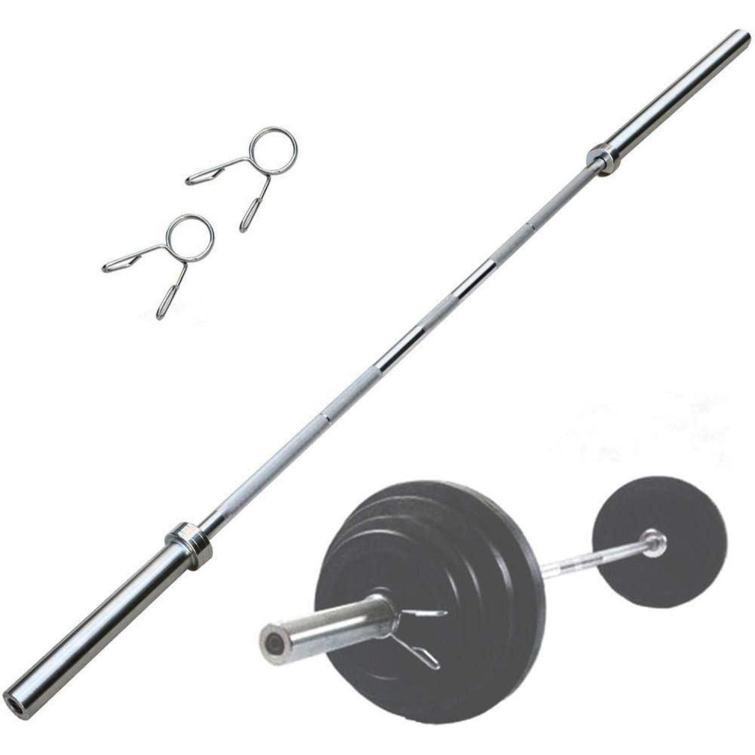 7 Foot Olympic/Weight Bar Weight Lifting Bar with 2 Weight/Olympic