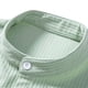 thumbnail image 5 of Camisetas Elvqul de Hombre Verde de Menta Mayor de Color Sólido Manga Corta Solapa Botones, 5 of 9