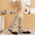 thumbnail image 2 of Gyujnb Winter Leg Warmers Knitted Retro Bohemian Style Boot Cuffs Ankle Socks for Ladies Cozy Sleeves Fashionable Layering, 2 of 4