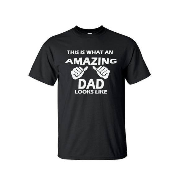 Graphic Tees - Amazing Dad Shirt - Big and Tall T shirts for Men