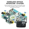 thumbnail image 5 of Wireless Intercom System Hosmart 1/2 Mile Long Range 7-Channel Security Wireless Intercom System for Home or Office 2 Stations Black], 5 of 7