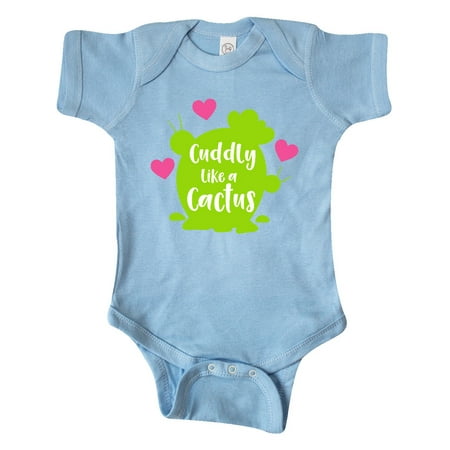 

Inktastic Cuddly Like A Cactus Hearts - Green Pink Gift Baby Boy or Baby Girl Bodysuit