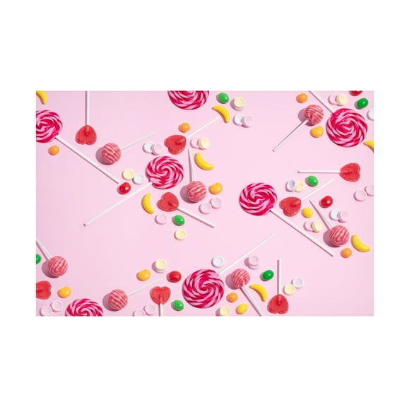 Canvas Wall Art - Julia Ramiro 'Caramelos' Wall Art for Living Room, Bedroom, or Office Décor by Trademark Fine Art - 19 x 12 Inches