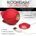 thumbnail image 4 of Bloomgasm Orchidées Rose Sauvage Vibromasseur Clitoridien, Rouge, 4 of 5