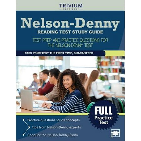 Nelson Denny Reading Test Study Guide Test Prep And