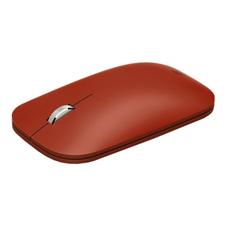 Microsoft - Surface Mobile Wireless Optical Ambidextrous Mouse - Poppy Red