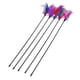 thumbnail image 2 of Cat Teaser Pavo Pluma Interactivo Palo Juguete Gatito Pet Wire Chaser 5pcs Hugtrwg  Para estrenar, 2 of 6