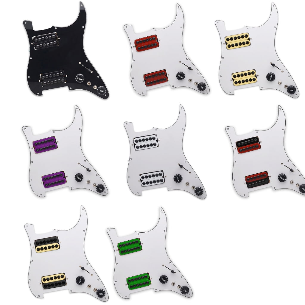 Electric Guitar Pickguard Assembly Scratch Plate Guitar Accessory Guitar Back Plate Scratchplate Suitable for Guitar