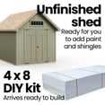 thumbnail image 5 of Handy Home Products Tribeca 8 ft. x 12 ft. Wood Storage Shed (Floor Included), 5 of 7