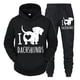 thumbnail image 2 of Trajes para hombre con estampado de "I Love Dachshunds", sudaderas con capucha y pantalones con letras de animales divertidos, conjuntos de 2 piezas, sudaderas casuales para amantes de los perros salc, 2 of 4