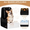 thumbnail image 2 of Dog Booster Car  for Small/Medium Dogs  to 35 lbs with Patented Safety System and Memory Foam, 2 of 8
