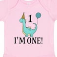 thumbnail image 4 of Inktastic First Birthday Dinosaur Party 1 Year Old Boys or Girls Baby Bodysuit, 4 of 5