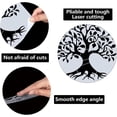 thumbnail image 3 of 11.8x11.8 Inch Tree of Life Stencils Reusable Large Plant Sign Home Decoration Template Plastic Tree Painting Stencils Square for Painting on Wood Wall Scrapbook Card Floor Drawing, 3 of 7