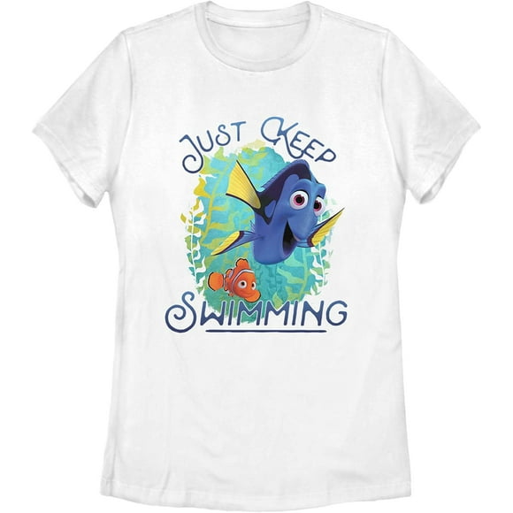 Womens Finding Dory Motivational Message T-Shirt