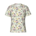 thumbnail image 4 of Vsdgher Cute Cow Print Men's Dry Fit Mesh Athletic Shirts Moisture Wicking Tennis T-Shirt Tops, 4 of 9