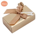 thumbnail image 4 of Wedding Favors, Paperboard 50pcs Wedding Candies Box, Paper Birthday Parties For Gift Boxes Wedding Party Family Red,Gold, 4 of 8