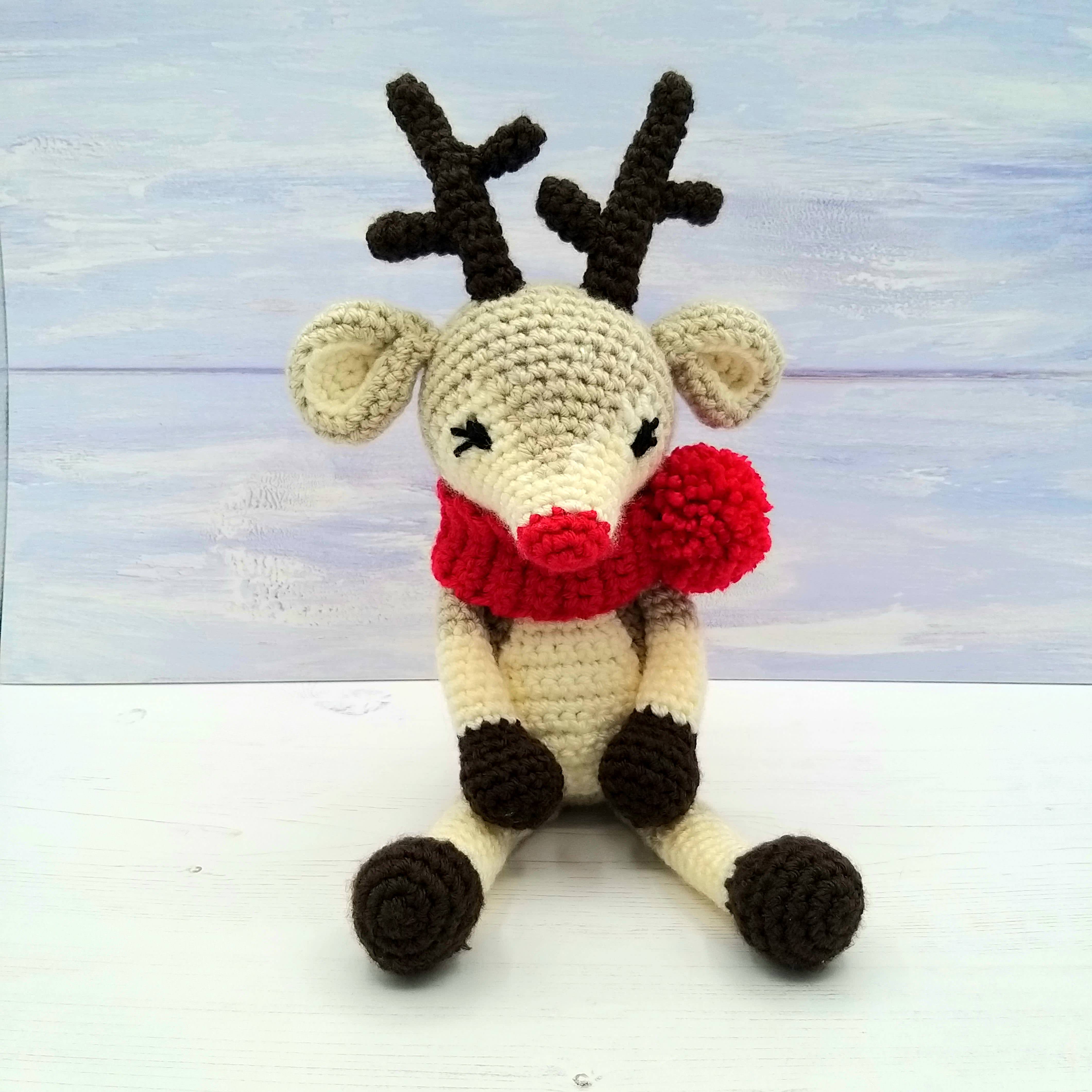 Reindeer Luxury Christmas Crochet Kit