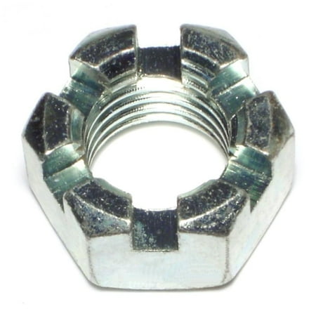 

1 -8 Zinc Plated Steel Coarse Thread Slotted Hex Nuts SNS-139 (3 pcs.)