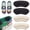 Beige*1+Black*1, variant on Skyfoot Heel Grips Liner Cushion Filler Inserts for Kid Children, Improve Shoe Fit and Comfort, Prevent Foot Blisters