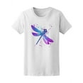 thumbnail image 2 of Dragonfly Watercolor Splash T-Shirt Women -Image by Shutterstock, Female XX-Large, 2 of 4
