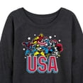 thumbnail image 3 of Marvel - USA - Women's French Terry Pullover Sweatshirt, 3 of 5