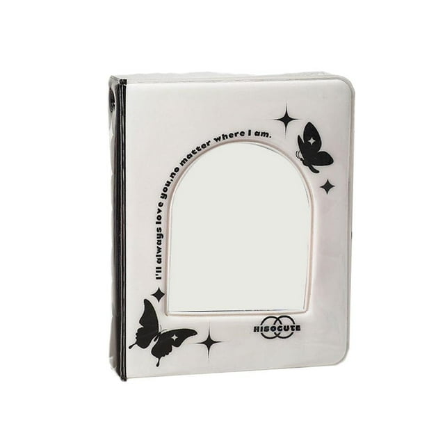 LUVCLS Miniálbum de fotos CZQIKEDA, soporte para tarjetas fotográficas Kpop con 40 bolsillos, álbum de fotos portátil de 3 pulgadas con pequeña capacidad para bodas familiares
