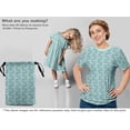 thumbnail image 6 of oneOone Georgette Viscose Baby Blue Fabric Block Sewing Material Print Fabric By The Yard 42 Inch Wide, 6 of 6