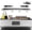 Gray, variant on Magnetic Over the Stove Shelf, Extendable(16" to 30" )Steel Spice Rack Shelf, Above Oven Storage Organizer, Stove Top Shelf for Kitchen Range, Back of Stove & Floating Shelves for Bathroom - White