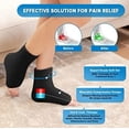 thumbnail image 4 of Tobillera con bolsa de hielo para lesiones de tendinitis de Aquiles, compresa fría de Gel reutilizable para terapia de calor y frío para hinchazón, esguince, 4 of 5