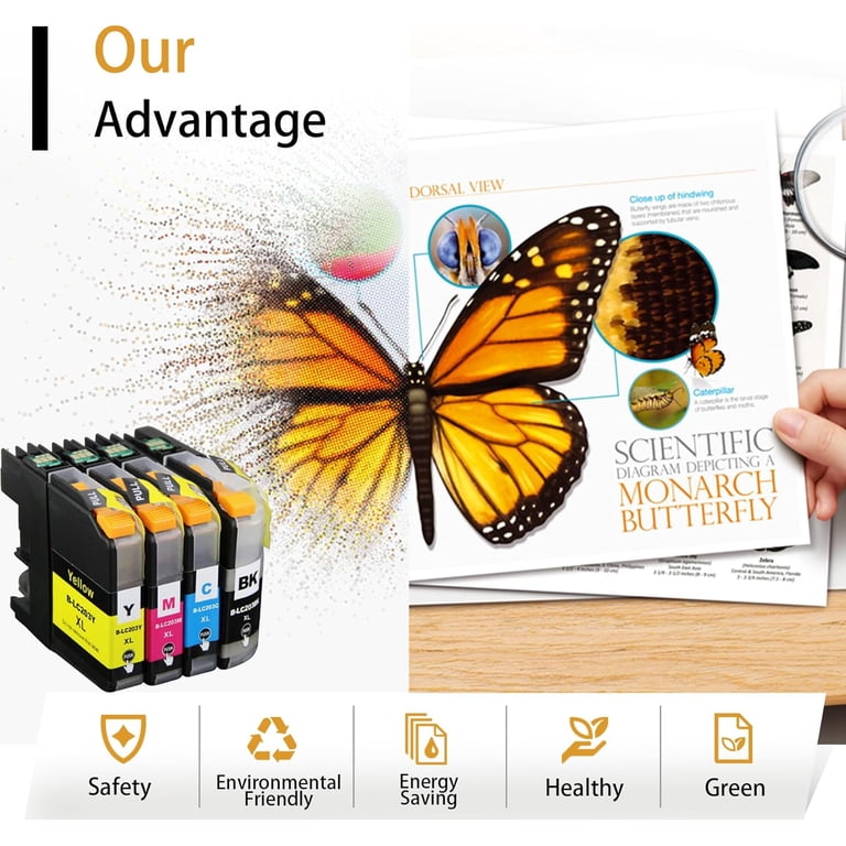 3 Pack LC203XL Color Ink For Brother