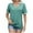 Green, variant on Womens Tops Dressy Casual Short Sleeve Loose Womens Loose T Shirts Try Before You Buy Womens Clothing