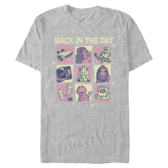 Mens Mattel Retro Classic Toys Back in the Day T Shirt