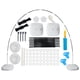 thumbnail image 2 of Kit de de Globo Plástico Conjunto Ajustable con Sótano para La de Graduación, 2 of 9
