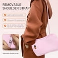 thumbnail image 5 of Hand Warmers Rechargeable, Portable Graphene Hand Warmer Pouch with 10000mAh Power Bank, Pink Heated Gloves with 6 Adjustment Levels, Fast Heating Hand Warmers for Women, Men, Kids, Xmas Gifts, 5 of 7