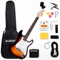 thumbnail image 1 of Guitarra Eléctrica Tipo Stratocaster Amplificador Audiotek Café, 1 of 8