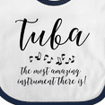 thumbnail image 4 of Inktastic Amazing Tuba Boys or Girls Baby Bib, 4 of 4
