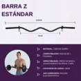 thumbnail image 2 of Kit completo Sady Sport SadyKitBR de mancuernas barra Recta 6 discos, 2 of 5